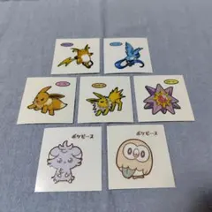ポケットモンスター デコキャラシール・７枚セット