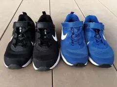 NIKE キッズスニーカー 2足セット ブラック ブルー 20cm ナイキ