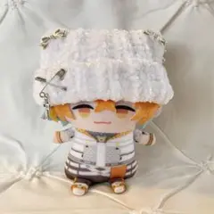 〖ベロアw×リボン〗 にじぱぺっと ネコ耳 ニット帽 ぬい服 にじぱぺ