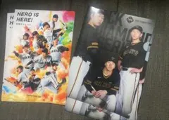 読売ジャイアンツ　ブラックダイヤモンドシリーズ クリアファイル4枚 大勢 戸郷のサムネイル