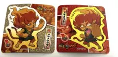 《レア商品•非売品》妖怪ウォッチ　永谷園　ステッカー　メラメライオン　2種