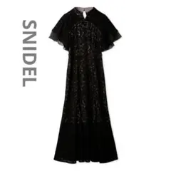 SNIDEL チャイナライクレースドレス