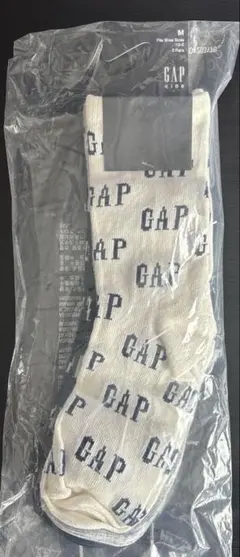 GAP キッズ ソックス 3足セット ロゴ入り 新品