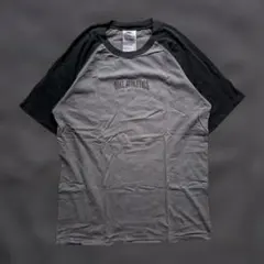 00s OLD NIKE ラグラン Mサイズ Tシャツ グレー/ブラック