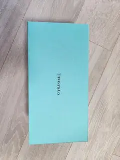 未使用◇ティファニー　プラチナブルーバンド　マグカップ　2客ペア　箱つき