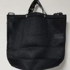 niko and …メッシュトートバッグ 黒