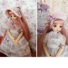 1/4ドール　アウトフィット　ディーラー様製　お洋服　レース　花柄　MDD