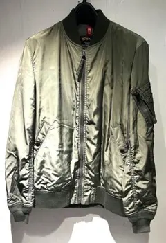 ALPHA MA-1 ブルゾン ジャケット　メンズ　Lサイズ　カーキ MA-1