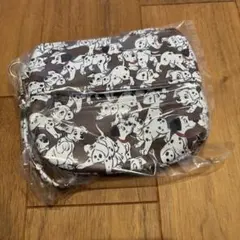 101匹わんちゃん　ポーチ　ティッシュケース　総柄　犬　バニティ　小物入れ