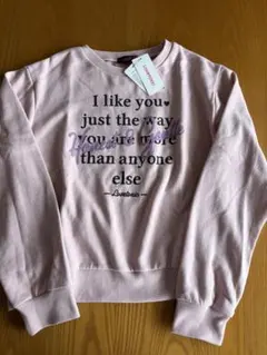 Lovetoxic ピンク トレーナー Lサイズ　160cm 新品未使用