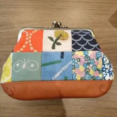 パッチワークがま口財布