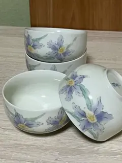 【有田焼】【未峰窯　雅峯】 煎茶用湯呑茶碗　4セット　新品　箱無し