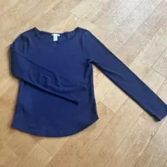 FOREVER 21 FOREVER ガールズ ネイビー 長袖カットソー