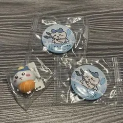 ちいかわ くら寿司コラボ オリジナルフィギュア 缶バッジ2個 セット ハチワレ