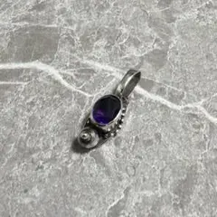 【希少】ヴィンテージ アメジスト ペンダントトップ silver ネイティブ