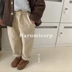 コーデュロイパンツ　ベージュ　130サイズ　新品の未使用品