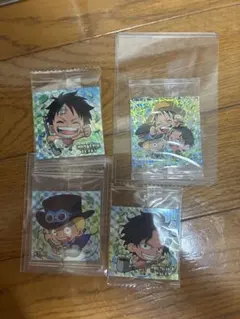 イ*ル様 ワンピース　ウエハースシール　エース　サボ　ルフィ　シークレット　グラ