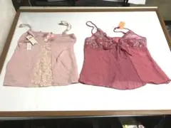 ワコール、AMOSTYLE キャミソール　まとめて2枚　新品　★596b