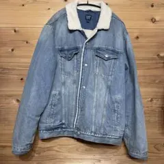 GAP デニムジャケット XL ボア付き