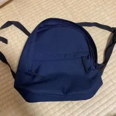 無印　リュック　ネイビー