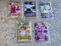 アイカツカード セブン・イレブン 復刻アイカツ！カード　5種