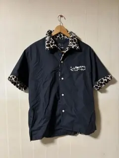 ＊VANSON レオパード 切替 刺繍 ワッペン 開襟 半袖シャツ XL VANSON レオパード 切替 刺繍 ワッペン 開襟 半袖シャツ XL - メルカリ
