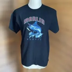 MARLIN HAWAII プリント 半袖 Tシャツ ブラック