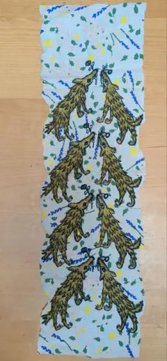 ミナペルホネン　ハギレ　wolf＆flower✖pleasure herb　特価