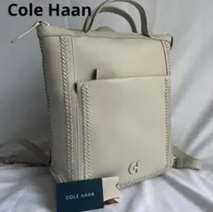 未使用✨　現行モデル　Cole Haan　リュック　　レザー　ホワイト