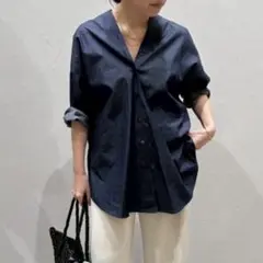 2日間限定価格☆サルヴァトーレピッコロ バンドカラーシャツ S - メルカリ