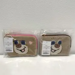 【新品未開封】ドアップテディ L字ポーチ 2個セット