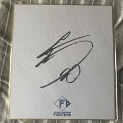 北海道日本ハムファイターズ 上原健太 サイン 色紙