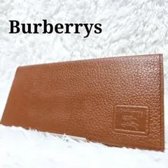 美品 Burberrys バーバリー 札入れ 本革 ブラウン ノバチェック 薄型 