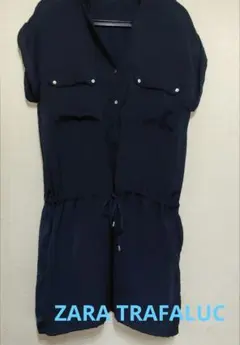 ZARA TRAFALUC　チュニック　スキッパー　ネイビーのサムネイル