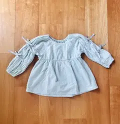 アプレレクール　花柄刺繍トップス　100