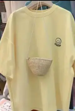 スマイルロゴ Tシャツ イエロー Bタイプ（Asian３xl=JPXＬサイズ）