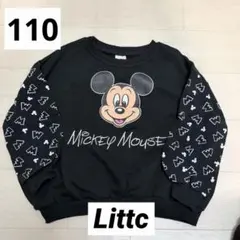 しまむら　リトシー　ミッキー　アルファベットトレーナー　薄手　110サイズ