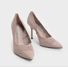 美品　CHARLES KEITH 35 ニットスティレットパンプス　22.5㎝