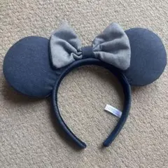 デニム調ミッキー型カチューシャ