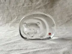 iittala vintage Karhu ガラスオブジェ