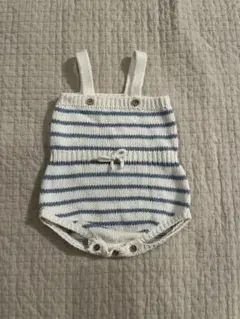 ZARA BABY ザラベビー ニットロンパース 74cm 6-9m ボーダー
