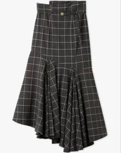 snidel ベルテッドヘムフレアスカート 1