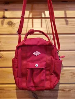 美品　DANTON ショルダーバッグ レッドのサムネイル