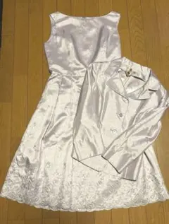 エムズグレイシー　薄紫　パープル　フォーマルスーツ　ワンピース