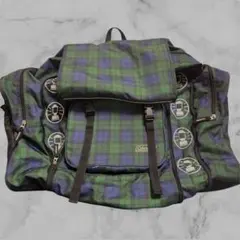 【値下げ不可】Coleman チェック柄 リュックサック　林間学校のサムネイル