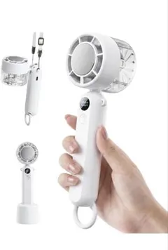 2026最新モデル★-21℃瞬間冷却プレート ハンディファン 4WAY 静音