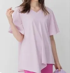 オンワード 自由区 フレアシルエット アシンメトリー Tシャツ カットソーのサムネイル