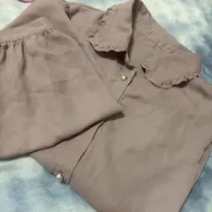 ⭐*⭐様 フリル付き長袖ブラウス