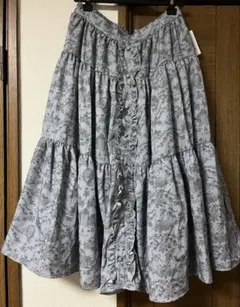 3月31日中限定お値下げ⭐︎ 青木美沙子　しまむら　ニナス　リバーシブルスカート