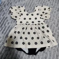 花柄ベビー水着　100